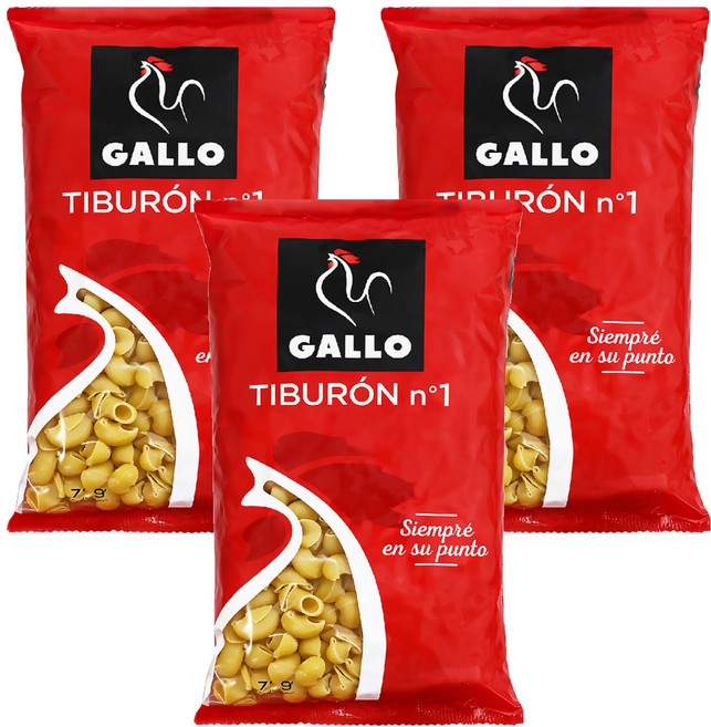 西班牙 GALLO 公雞牌 田螺造型麵, 250g, 3包