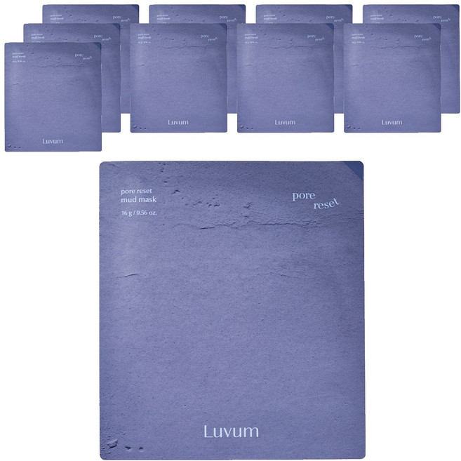 Luvum Beauty 毛孔調理泥膜, 10個