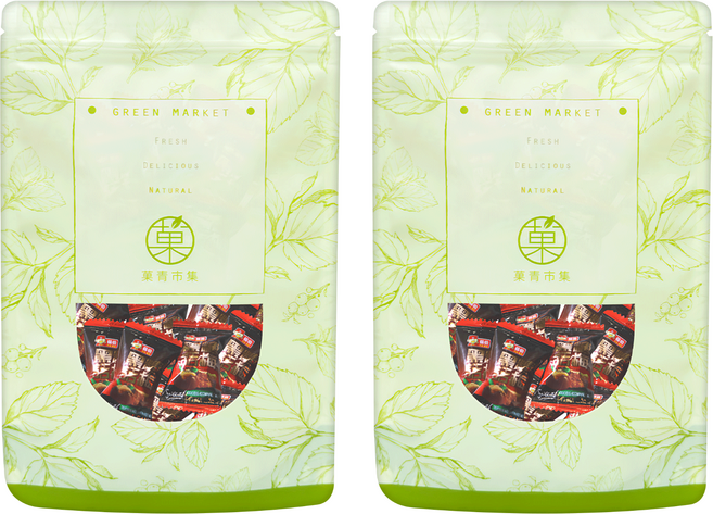 GreenMarket 菓青市集 黑糖話梅糖, 230g, 2包