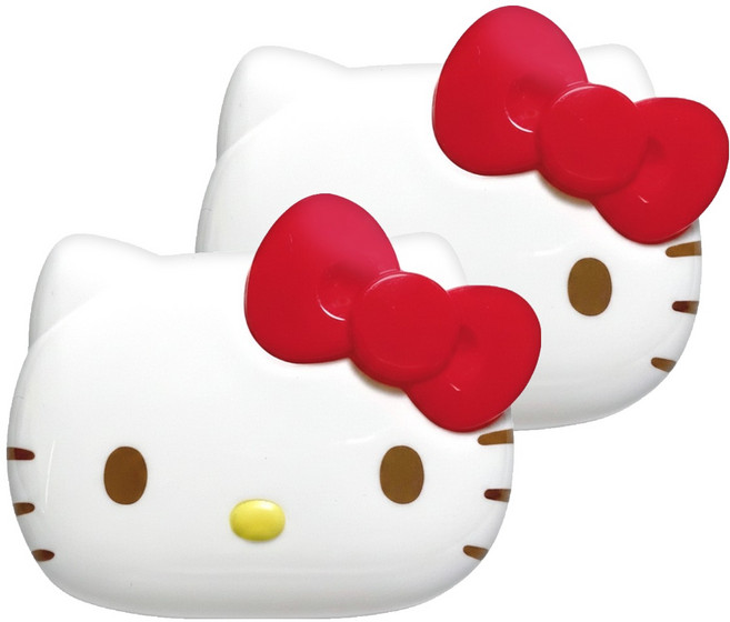 LEC 肥皂盒附蓋, Hello Kitty, 2個