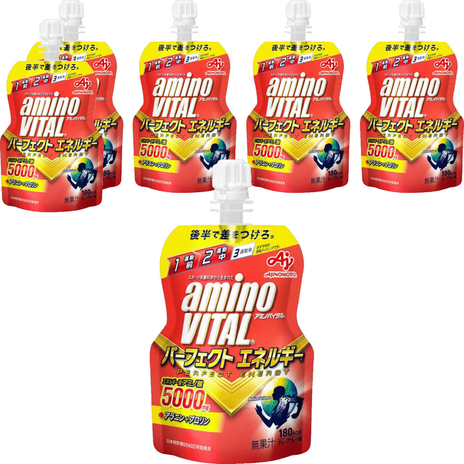 AJINOMOTO 味之素 aminoVITAL 胺基酸能量凍 紅色, 6包, 130g