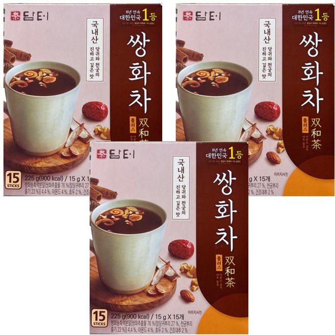 Damtuh 丹特 雙和茶 Plus, 15g, 15入, 3個