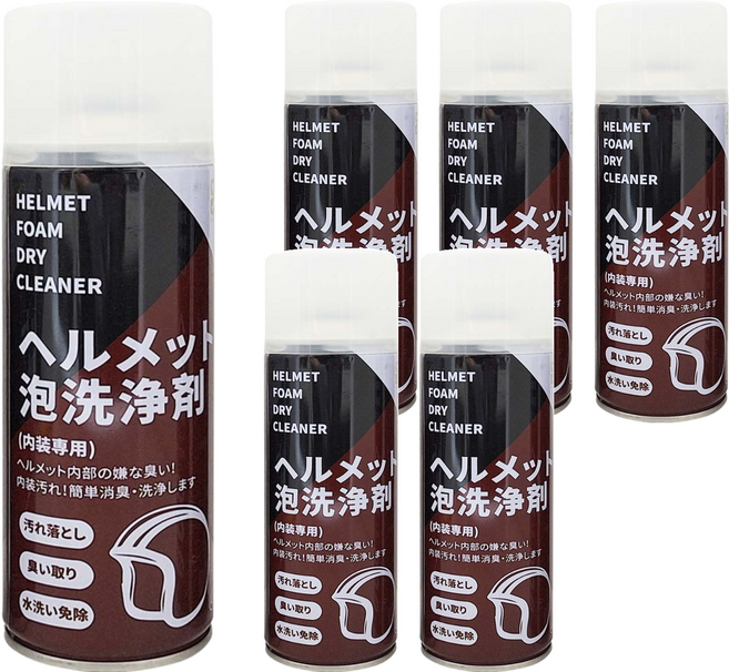 CLH 安全帽泡泡清潔慕斯, 450ml, 1入, 6瓶