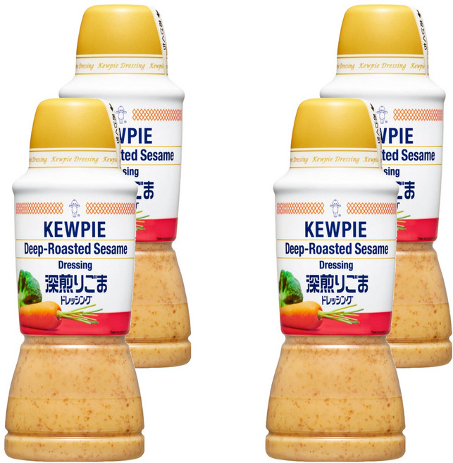 kewpie 深煎胡麻醬, 380ml, 4瓶