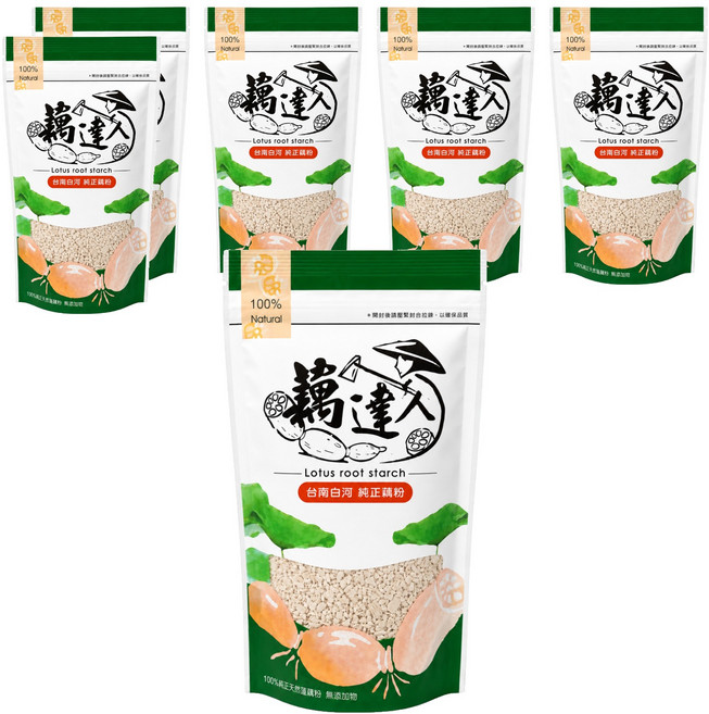 藕達人 蓮藕粉, 6包, 150g