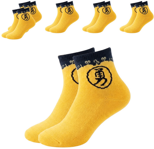 Sock House 襪子的工廠 勇字兒童襪 6雙