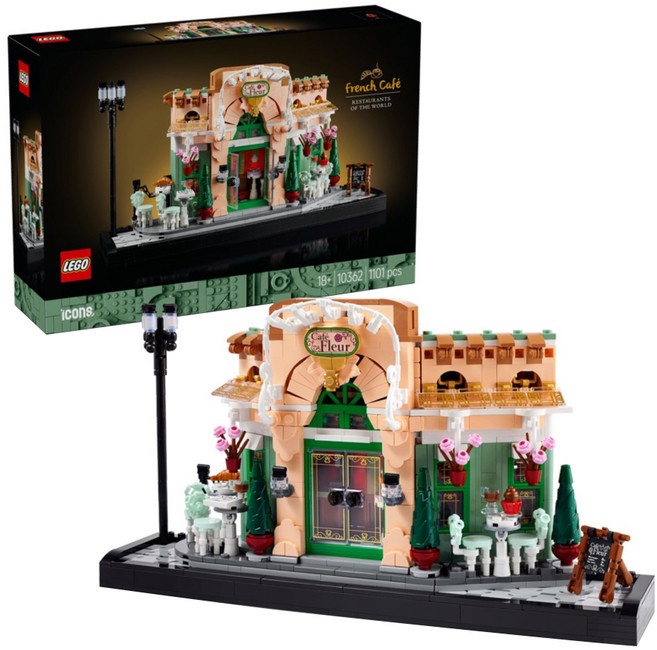 LEGO 10362 ICONS 法國咖啡館 French Café, 法國咖啡館 French Cafe 多色, 1盒