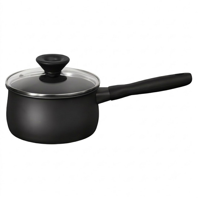 MEYER 美亞 IH陽極不沾陶瓷單柄湯鍋 16cm 1.9L 鎧甲黑 消光黑 1個