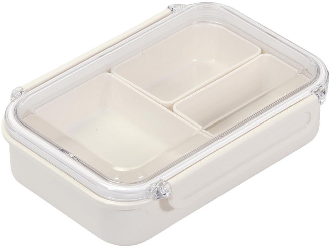 PEARL LIFE 珍珠金屬 中心蓋便當盒 日本製 DC-6002 650ml, 米色, 1個