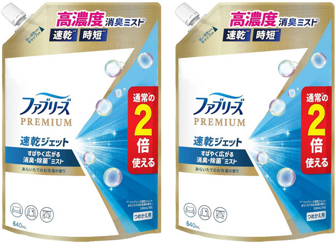 febreze 風倍清 速乾織物除菌消臭噴霧特大補充包, 640ml, 2包