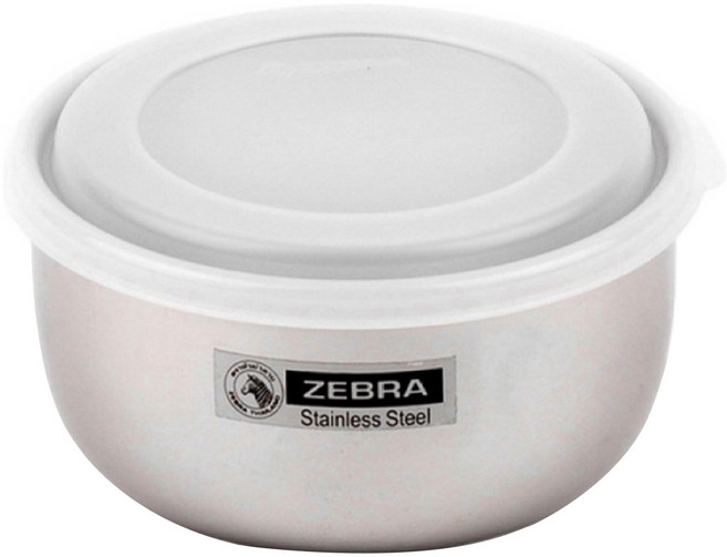 ZEBRA THAILAND 斑馬牌 304不銹鋼 高型調理碗 附蓋 14cm 1L 沙拉碗 保鮮碗 單品 1個