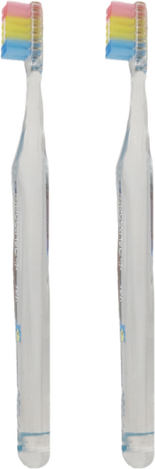 GC 而至 ROSPEC PLUS 兒童幼童練習專用牙刷, Tiny 多色, 1入, 2支