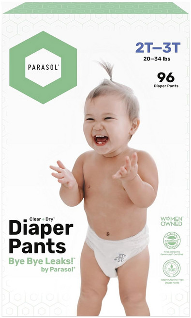 PARASOL Clear + Dry™新科技水凝果凍褲 工藝升級版 4號 20~34lbs, L, 1箱