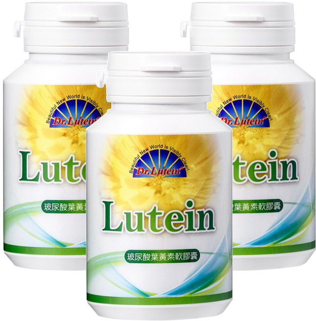 Dr.Lutein 軟膠囊, 645mg, 50錠, 3瓶
