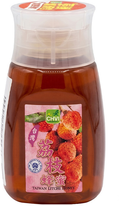 彩花蜜 台灣荔枝蜂蜜, 350g, 1瓶