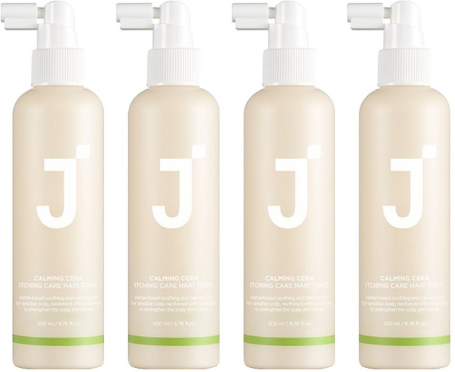 J'SOOP 神經醯胺舒緩止癢頭皮噴霧, 4瓶, 200ml