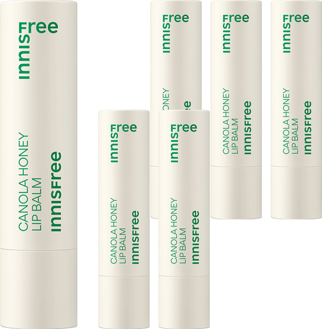 INNISFREE 台灣公司貨 水感護唇膏, 芥花糖蜜, 3.5g, 6支