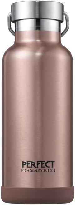 PLUS PERFECT 理想 極緻316真空保溫杯, 玫瑰金, 500ml, 1個