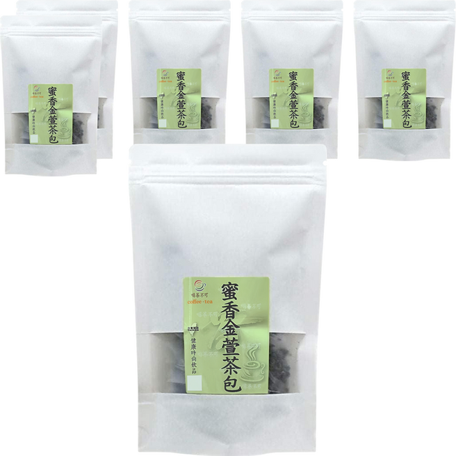 啡茶不可 蜜香金萱茶包, 3.5g, 20入, 6袋