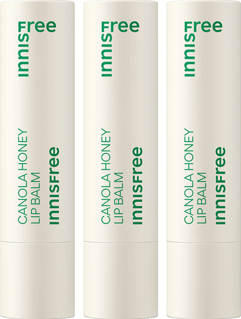 INNISFREE 台灣公司貨 水感護唇膏, 芥花糖蜜, 3.5g, 3支