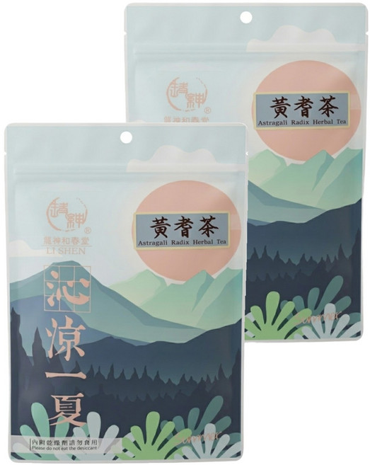 麗紳和春堂 黃耆茶, 6g, 10包, 2袋
