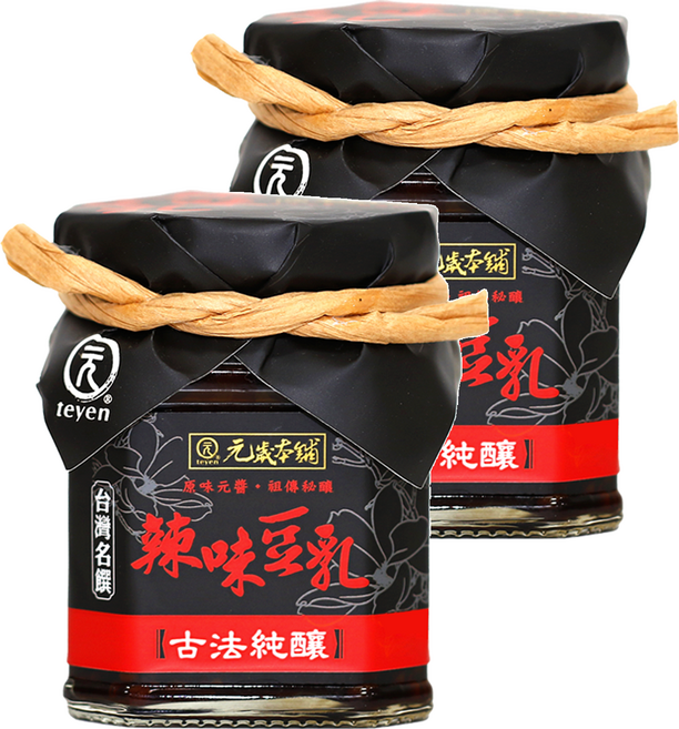 元歲本舖 辣味豆乳, 220g, 2罐