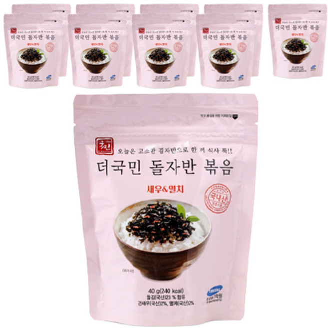 The Gukmin 海苔酥 蝦子鯷魚口味, 40g, 10包