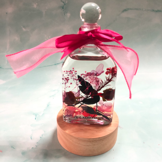 A-ONE 匯旺 浮游花diy花材包, 炙熱紅舞