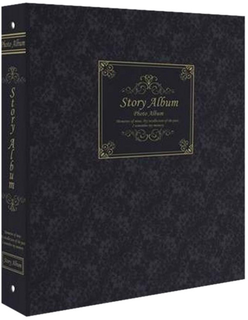 J&H Story Album 經典自黏式相本, 黑色, 50張