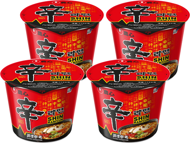 NONGSHIM 農心 辛拉麵 114g, 4入