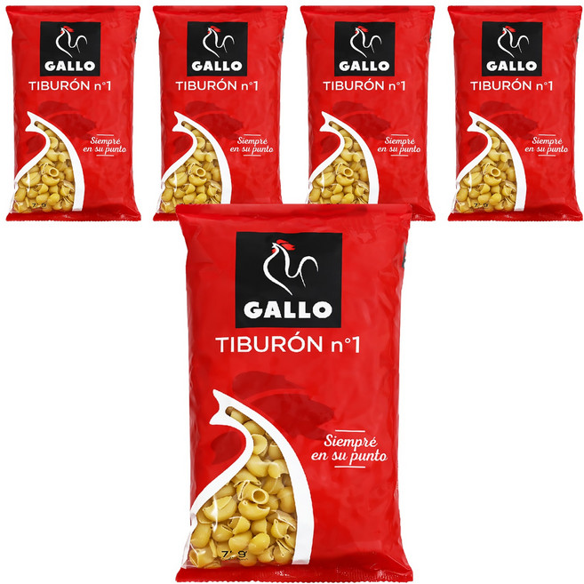 西班牙 GALLO 公雞牌 田螺造型麵, 250g, 5包