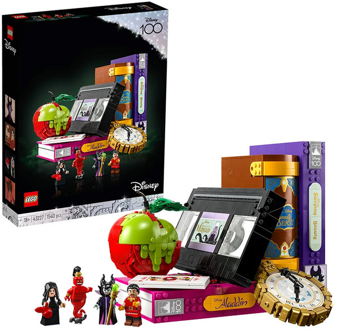 LEGO Disney 100週年典藏 43227 反派俱樂部, 1盒, 多色