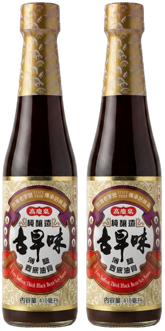 高慶泉 古早味薄鹽壺底油膏, 410ml, 2瓶