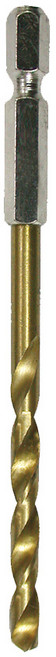 PANRICO 百利世 hss高速鋼鍍鈦六角軸鑽頭 4.8mm (台灣製造), 1入