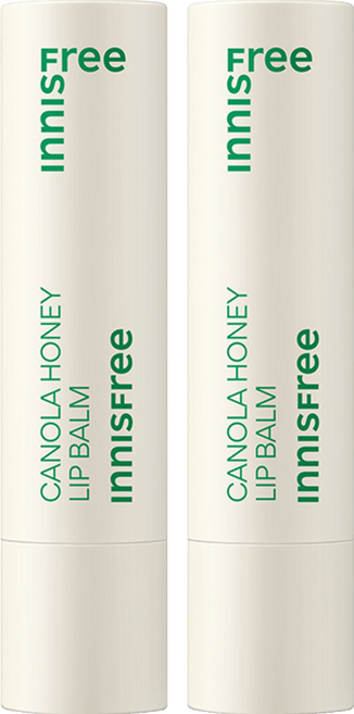 INNISFREE 台灣公司貨 水感護唇膏, 芥花糖蜜, 3.5g, 2支