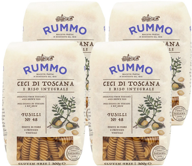 RUMMO 路莫 義大利螺旋麵, 300g, 4包