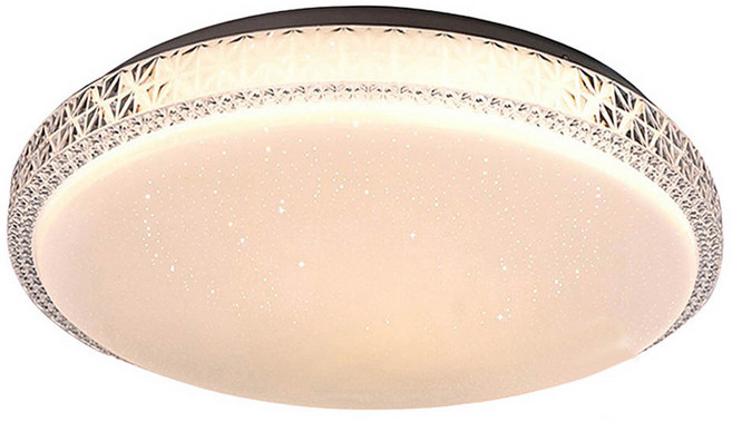 Honey Comb 北歐星空LED 72W遙控調光調色客廳吸頂燈 V3894C72, 北歐星空 米白色 + 白色