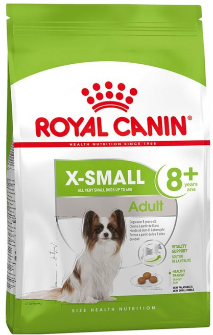 ROYAL CANIN 法國皇家 SHN 超小型熟齡犬8+歲齡 XSA+8 乾飼料, 1.5kg, 1袋