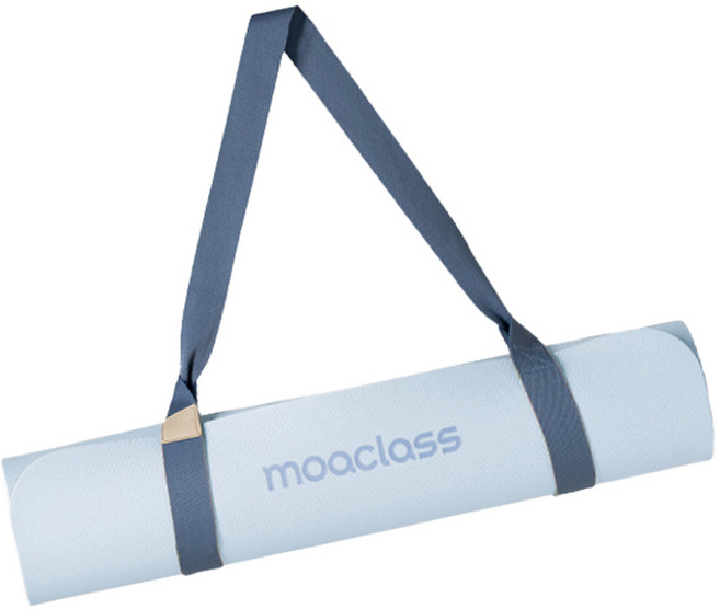 moaclass TPE雙面瑜伽墊, 珊瑚天藍色, 1個
