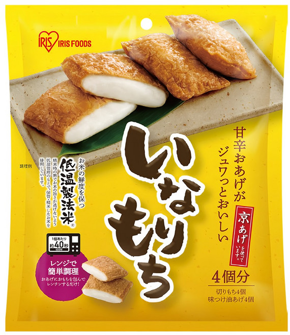 IRIS FOODS 稻荷豆皮麻糬 4個, 200g, 1包