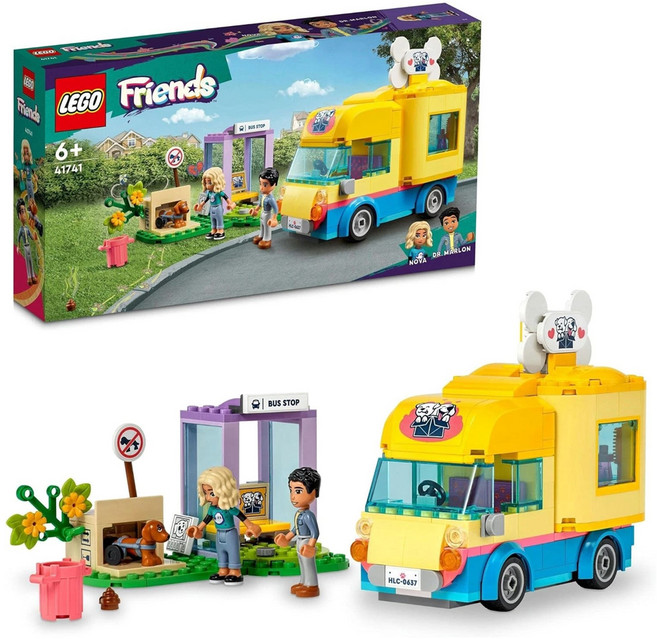 LEGO 41741 好朋友系列, 狗狗救援廂型車 多色, 1組