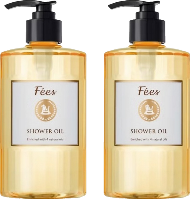 Fees BEAUTE 凡爾賽沐浴油 琥珀香氛, 520ml, 2瓶