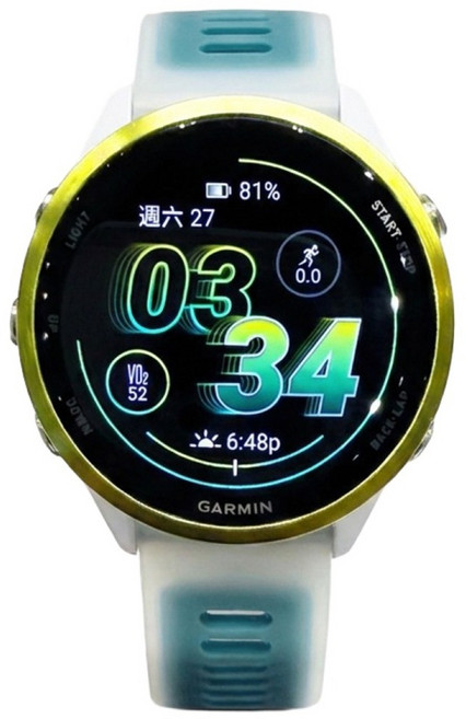 GARMIN Forerunner 570 GPS智慧心率進階跑錶 47mm, 躍動黃, 1.2吋, GPS + 藍牙