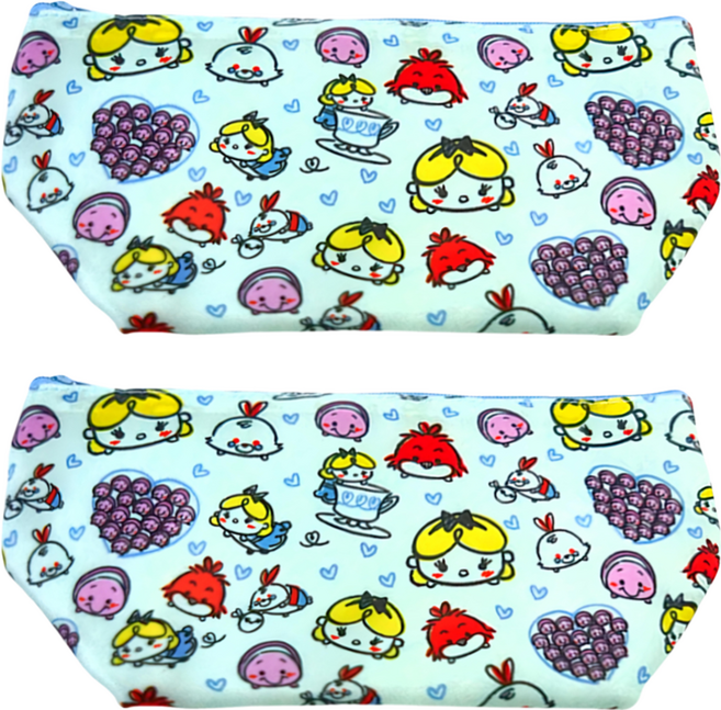 TSUM TSUM 迷你化妝包 Set 2個 - 圓點愛麗絲