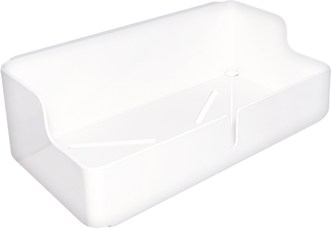 Easy Cleaning Solution 潔田屋 潔白系列 置物架 BR03 24.8 x 13 x 7.5cm, 白色, 1個
