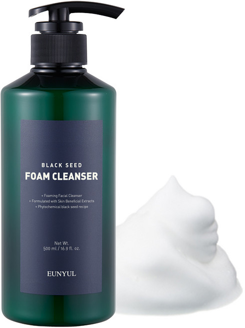 은율 블랙씨드 폼 클렌저, 500ml, 1개