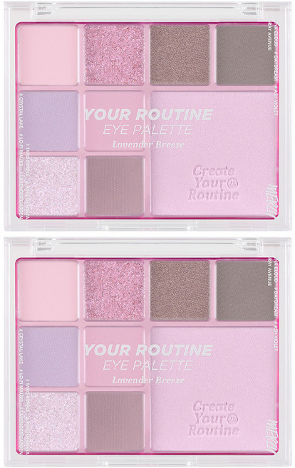 MERZY Your Routine 眼影盤 12.3g, LAVENDER BREEZE, 2個