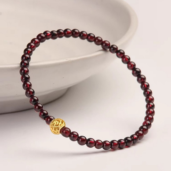 Buddha best 財運金錢運石榴石手鍊