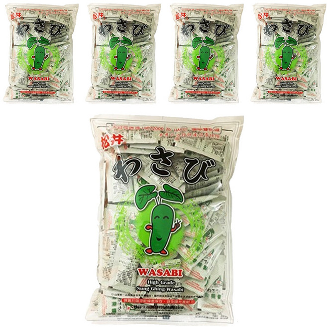 松井 山葵醬醬包 100包入, 1kg, 5袋