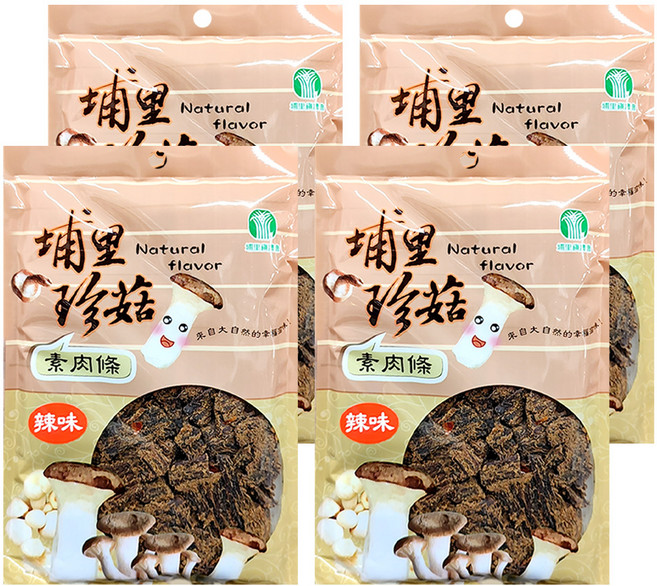 埔里鎮農會 香菇素肉條 辣味, 160g, 4包